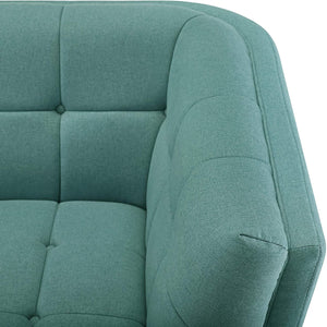 Mid-Century Modern Tufted Fabric Upholstered  Sofa - EK CHIC HOME