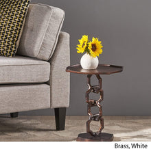 Load image into Gallery viewer, Modern Aluminum Accent Table, Raw Copper - EK CHIC HOME