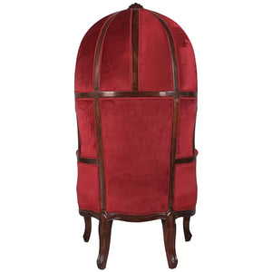 Fleur De Lis 30'' Wide Velvet Balloon Chair (Set of 2)