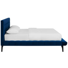 Load image into Gallery viewer, Biscuit Tufted Queen Upholstered Platform Bed - EK CHIC HOME