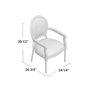 Giancarlo 24.25'' Wide Armchair BY EK CHIC HOME 