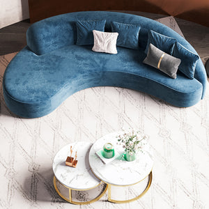 Italian Modern Living Room Furniture Sectionals Lounge Sofa - EK CHIC HOME