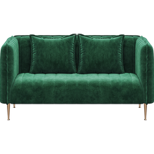 Load image into Gallery viewer, Luxury Modern Design Gold &amp; Green Velvet Sofa Set - EK CHIC HOME