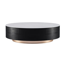 Load image into Gallery viewer, Luxury Round Gold Modern White Marble Coffee Table - EK CHIC HOME