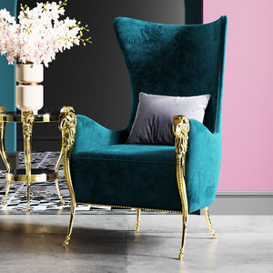 Luxury European Design High Back Leisure Chair Set - EK CHIC HOME