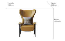 Load image into Gallery viewer, Luxury Leisure High Back Leather Lounge Chair Set - EK CHIC HOME