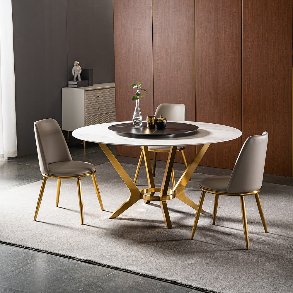 Rotating Dining Table Set at Jason Criner blog