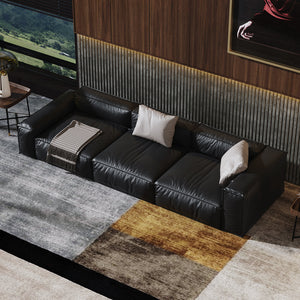 Italian High Quality Modular Modern Leather Sofa - EK CHIC HOME