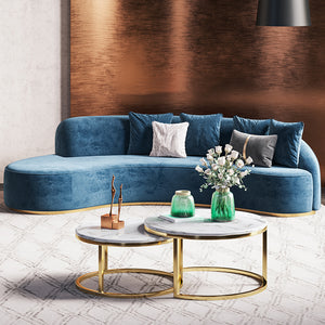 Italian Modern Living Room Furniture Sectionals Lounge Sofa - EK CHIC HOME