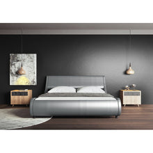 Load image into Gallery viewer, SILVER Upholstered Low Profile Platform Bed - EK CHIC HOME