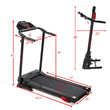 Load image into Gallery viewer, Folding Treadmill 2.0 HP Electric Fitness with LCD display/ iPad and Drink Holder - EK CHIC HOME