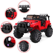 Load image into Gallery viewer, 12V Ride On Car Kids W/ MP3 Electric Remote Control Red - EK CHIC HOME