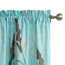 Load image into Gallery viewer, Hanakotoba Blue Shower Curtain,Flower Polyester Fabric - EK CHIC HOME