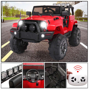 12V Ride On Car Kids W/ MP3 Electric Remote Control Red - EK CHIC HOME