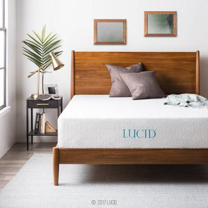 Lucid 12" Memory Foam Mattress, Triple-Layer, Multiple Sizes - EK CHIC HOME