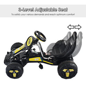 Kids Ride On Car Pedal Powered Car 4 Wheel Racer Toy - EK CHIC HOME