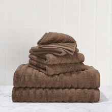 Load image into Gallery viewer, Texture 6-Piece Bath Towel Set - EK CHIC HOME
