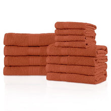 Load image into Gallery viewer, Superior Eco-friendly 100% Cotton,Ultra Absorbent 12-Piece Towel Set - EK CHIC HOME