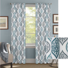 Load image into Gallery viewer, Damask Ogee Curtain Panel - EK CHIC HOME