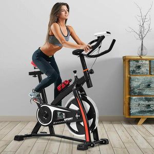 Exercise Indoor Bike  Cardio Adjustable Gym Workout - EK CHIC HOME