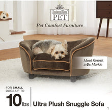 Load image into Gallery viewer, Pet Ultra Plush Snuggle Bed - Black Basket-weave - EK CHIC HOME