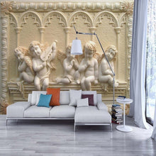 Load image into Gallery viewer, 3D Stereoscopic Relief Jade Wall Mural Wallpaper - EK CHIC HOME