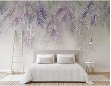 Load image into Gallery viewer, 3D  Fresh Hanging Purple Rattan Cane Wall Murals - EK CHIC HOME