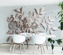 Load image into Gallery viewer, 3D Custom Wall Mural Art Wall Painting Rose Flowers Wallpaper - EK CHIC HOME