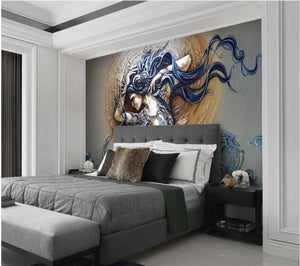 Custom Mural Wallpaper For Walls 3D Stereoscopic Embossed - EK CHIC HOME