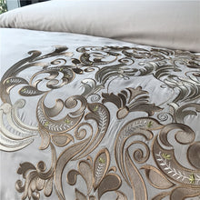 Load image into Gallery viewer, Luxury Egypt Cotton Versailles Waltz Bedding Set Embroidery Duvet 4Pcs - EK CHIC HOME