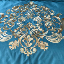 Load image into Gallery viewer, Luxury Egypt Cotton Versailles Waltz Bedding Set Embroidery Duvet 4Pcs - EK CHIC HOME