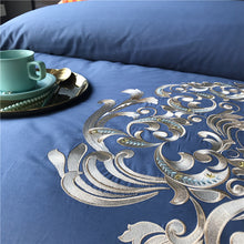 Load image into Gallery viewer, Luxury Egypt Cotton Versailles Waltz Bedding Set Embroidery Duvet 4Pcs - EK CHIC HOME