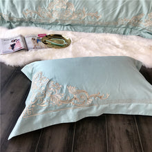 Load image into Gallery viewer, Luxury Egypt Cotton Versailles Waltz Bedding Set Embroidery Duvet 4Pcs - EK CHIC HOME