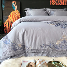 Load image into Gallery viewer, Luxury Egypt Cotton Versailles Waltz Bedding Set Embroidery Duvet 4Pcs - EK CHIC HOME