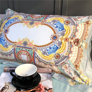 Egypt Cotton Luxury Palace Garden Bedding Set - EK CHIC HOME