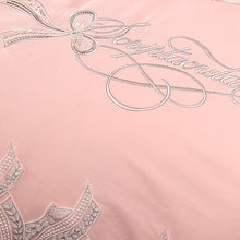 Load image into Gallery viewer, 4/6/7Pcs Egypt Cotton Satin Elegant Princess luxury Bedding Set - EK CHIC HOME