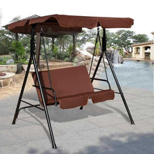 Load image into Gallery viewer, Loveseat Patio Canopy Swing - EK CHIC HOME