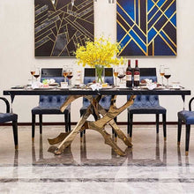 Load image into Gallery viewer, Luxurious Exquisite Marble Dining Table - EK CHIC HOME