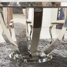 Load image into Gallery viewer, 5PCS Marble AND Stainless Steel Dining Room Set - EK CHIC HOME