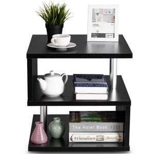 3 Tiers Coffee Table with Storage Shelfs - EK CHIC HOME