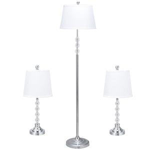 3-Piece Modern Home Bedroom Lamp Set - EK CHIC HOME