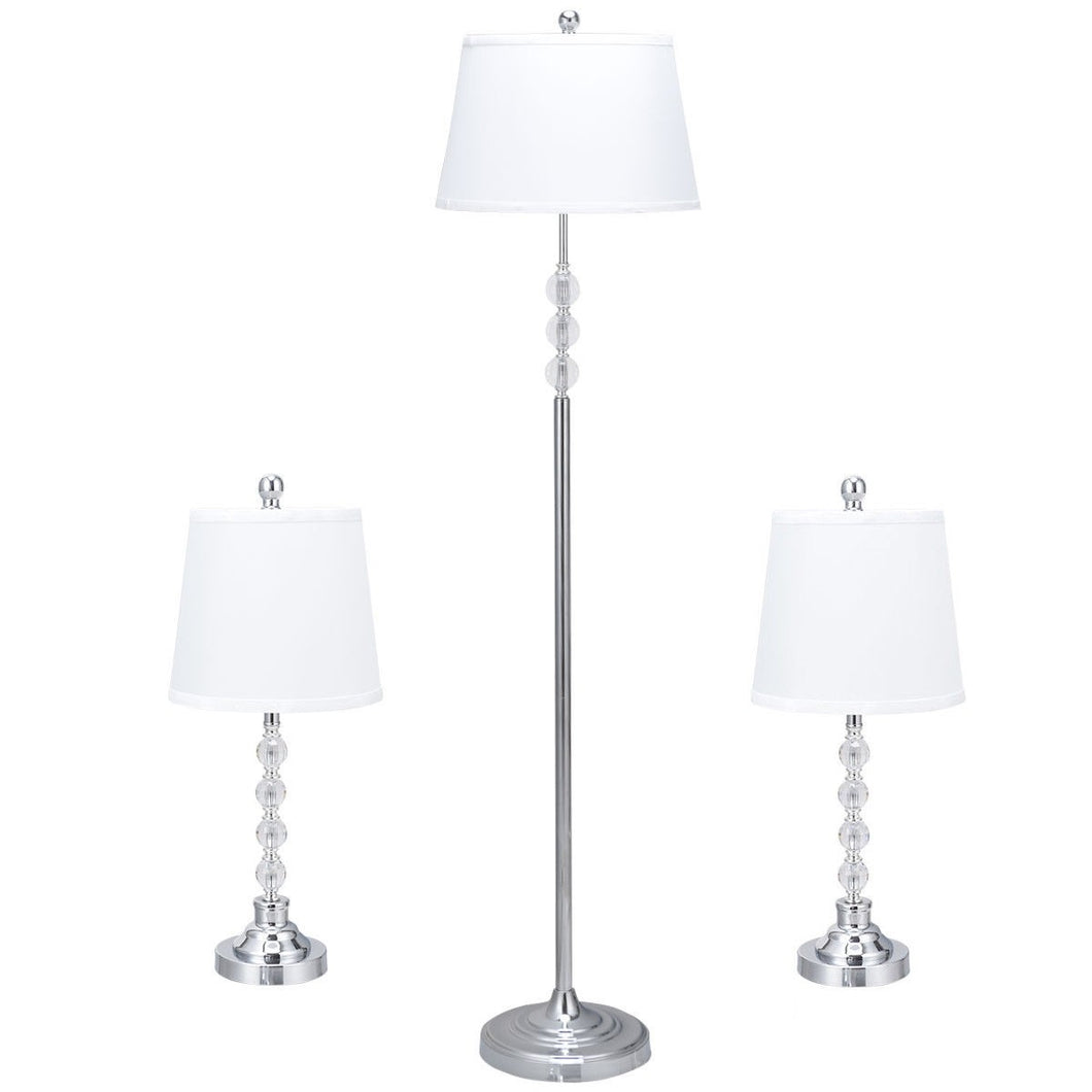 3-Piece Modern Home Bedroom Lamp Set - EK CHIC HOME