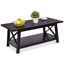 Load image into Gallery viewer, Durable Rectangular Coffee Table with Storage Shelf - EK CHIC HOME