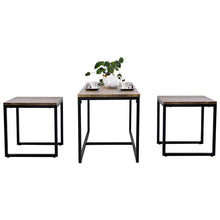Load image into Gallery viewer, 3 Pieces Wood Coffee End Table Set - EK CHIC HOME