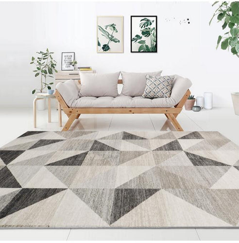 Geometric  Nordic Style Large Size Living Room  Rugs - EK CHIC HOME