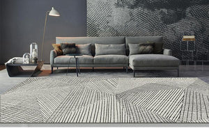 Geometric  Nordic Style Large Size Living Room  Rugs - EK CHIC HOME