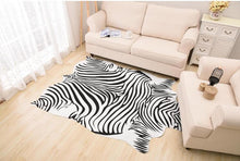 Load image into Gallery viewer, Natural Shape Large Size Zebra/Cow Leather Rugs - EK CHIC HOME