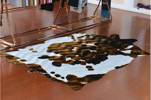 Natural Shape Large Size Zebra/Cow Leather Rugs - EK CHIC HOME