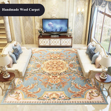 Load image into Gallery viewer, Imported Wool Living Room Hand Carved Thick Floor Mat  Rugs - EK CHIC HOME
