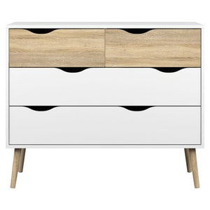 CHIC Diana 4-Drawer Chest, Multiple Finishes - EK CHIC HOME
